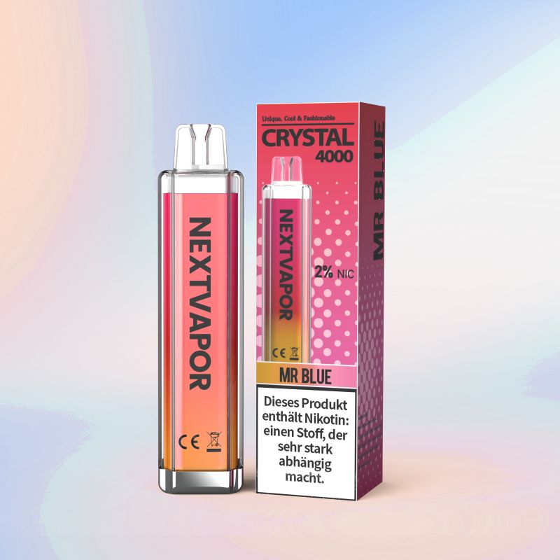 Crystal 4000 vienreizējās lietošanas vape 8